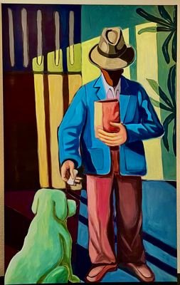 Buenos Aires 2003 -   Acryl auf Leinwand  100 x 160cm