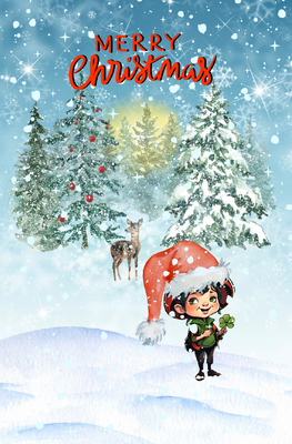 Weihnachtszauber Bilder-Geschichte in Reimform