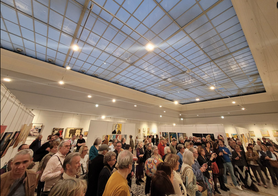 vernissage discours présidente C.FRAGA-FRENOT - exposition ALP PALAIS BONDY Lyon 2026 exposition collective ALP 2026 AU PALAIS DE BONDY à LYON Académie Lyonnaise de Peinture 2026