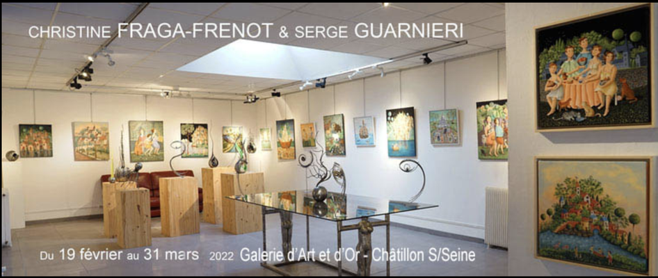 EXPOSITION PERSONNELLE à la Galerie d'Art et d'Or à Châtillon sur Seine