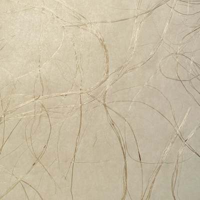 Jute Faden Tapete, beige
