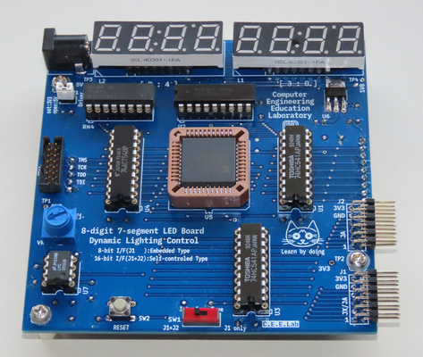 ８桁７セグメントLEDボード