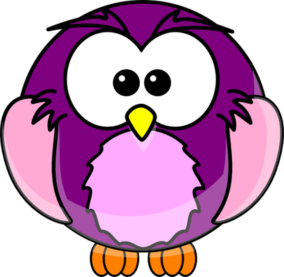 hibou - oiseau - animaux - smiley émoticône émoji cartoon clipart illustration - artémotic