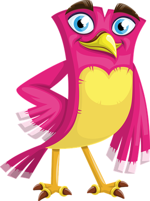 oiseau divers - animaux - smiley émoticône émoji cartoon clipart illustration - artémotic