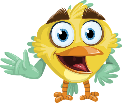 oiseau divers - animaux - smiley émoticône émoji cartoon clipart illustration - artémotic