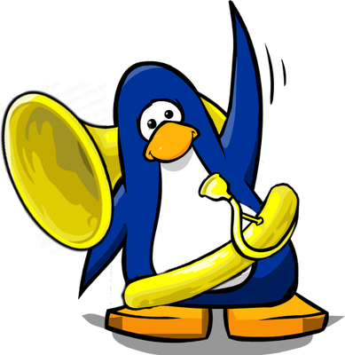 manchot  [Club Penguin] - oiseau - animaux - smiley émoticône émoji cartoon clipart illustration - artémotic