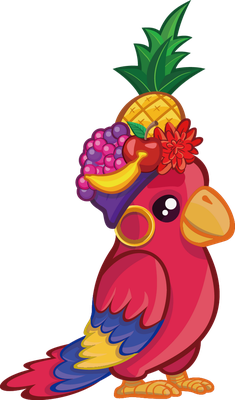 perroquet - oiseau - animaux - smiley émoticône émoji cartoon clipart illustration - artémotic