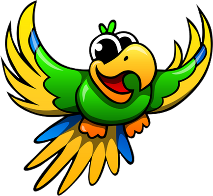 perroquet - oiseau - animaux - smiley émoticône émoji cartoon clipart illustration - artémotic