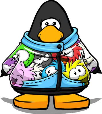 manchot  [Club Penguin] - oiseau - animaux - smiley émoticône émoji cartoon clipart illustration - artémotic