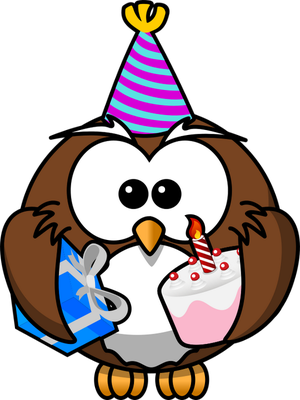 hibou - oiseau - animaux - smiley émoticône émoji cartoon clipart illustration - artémotic