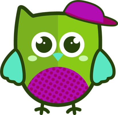 hibou - oiseau - animaux - smiley émoticône émoji cartoon clipart illustration - artémotic