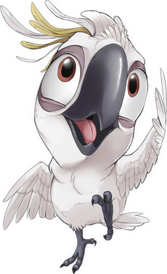 perroquet - oiseau - animaux - smiley émoticône émoji cartoon clipart illustration - artémotic