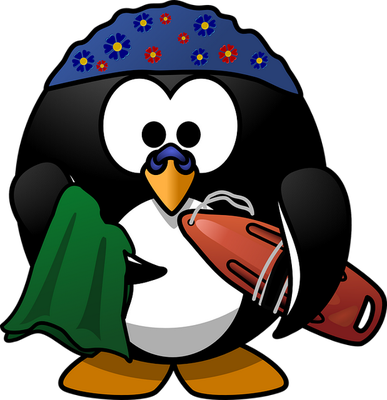 manchot - oiseau - animaux - smiley émoticône émoji cartoon clipart illustration - artémotic