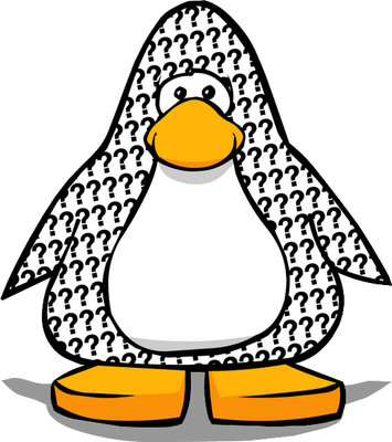 manchot  [Club Penguin] - oiseau - animaux - smiley émoticône émoji cartoon clipart illustration - artémotic