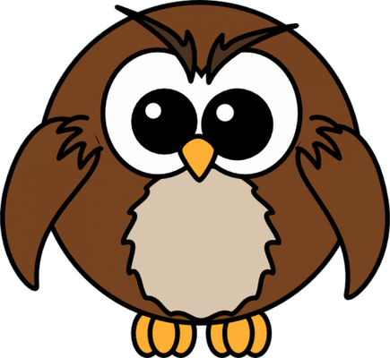 hibou - oiseau - animaux - smiley émoticône émoji cartoon clipart illustration - artémotic