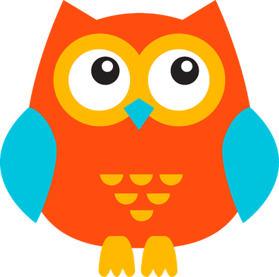 hibou - oiseau - animaux - smiley émoticône émoji cartoon clipart illustration - artémotic