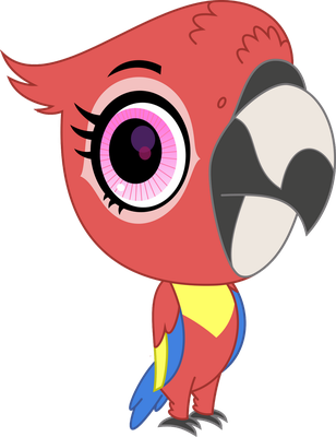 perroquet - oiseau - animaux - smiley émoticône émoji cartoon clipart illustration - artémotic