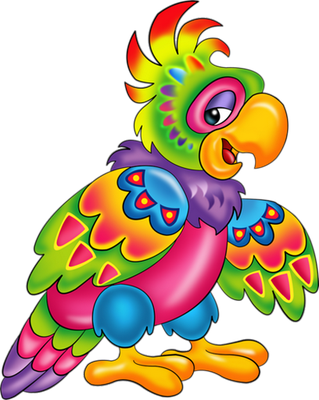 perroquet - oiseau - animaux - smiley émoticône émoji cartoon clipart illustration - artémotic