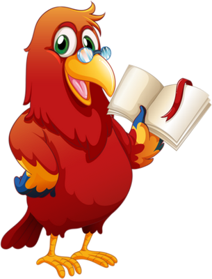perroquet - oiseau - animaux - smiley émoticône émoji cartoon clipart illustration - artémotic