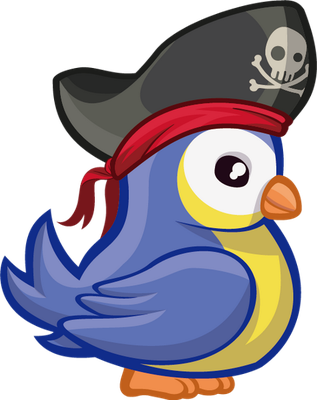perroquet - oiseau - animaux - smiley émoticône émoji cartoon clipart illustration - artémotic