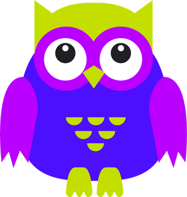 hibou - oiseau - animaux - smiley émoticône émoji cartoon clipart illustration - artémotic