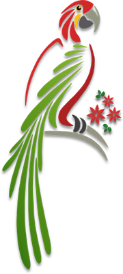 perroquet - oiseau - animaux - smiley émoticône émoji cartoon clipart illustration - artémotic