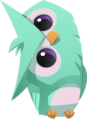 hibou - oiseau - animaux - smiley émoticône émoji cartoon clipart illustration - artémotic