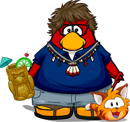 manchot  [Club Penguin] - oiseau - animaux - smiley émoticône émoji cartoon clipart illustration - artémotic