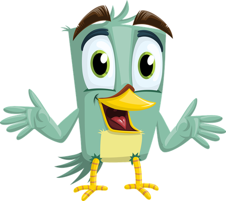 oiseau divers - animaux - smiley émoticône émoji cartoon clipart illustration - artémotic