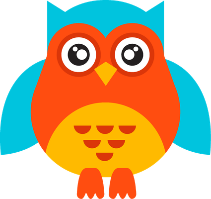 hibou - oiseau - animaux - smiley émoticône émoji cartoon clipart illustration - artémotic