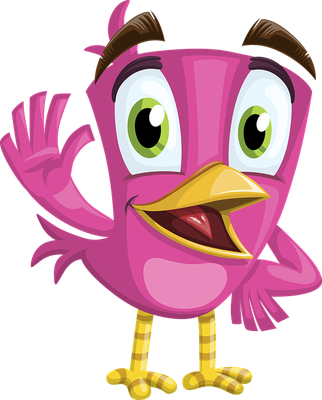 oiseau divers - animaux - smiley émoticône émoji cartoon clipart illustration - artémotic