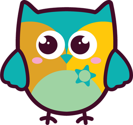 hibou - oiseau - animaux - smiley émoticône émoji cartoon clipart illustration - artémotic