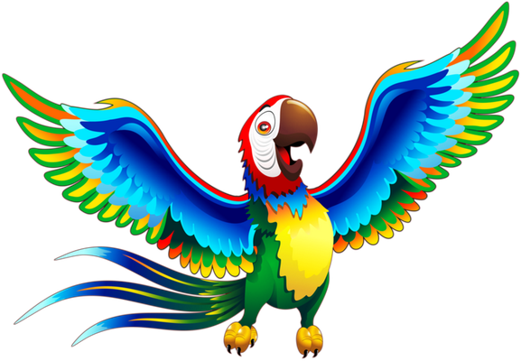 perroquet - oiseau - animaux - smiley émoticône émoji cartoon clipart illustration - artémotic