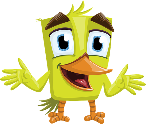 oiseau divers - animaux - smiley émoticône émoji cartoon clipart illustration - artémotic