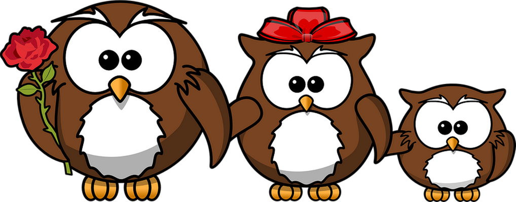 hibou - oiseau - animaux - smiley émoticône émoji cartoon clipart illustration - artémotic