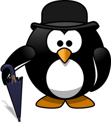 manchot - oiseau - animaux - smiley émoticône émoji cartoon clipart illustration - artémotic