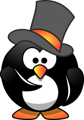 manchot - oiseau - animaux - smiley émoticône émoji cartoon clipart illustration - artémotic