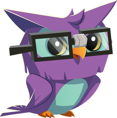 hibou - oiseau - animaux - smiley émoticône émoji cartoon clipart illustration - artémotic