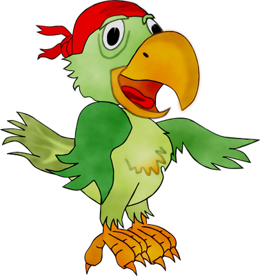 perroquet - oiseau - animaux - smiley émoticône émoji cartoon clipart illustration - artémotic