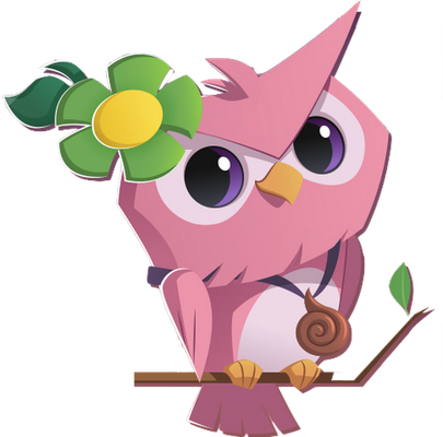 hibou - oiseau - animaux - smiley émoticône émoji cartoon clipart illustration - artémotic