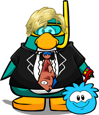 manchot  [Club Penguin] - oiseau - animaux - smiley émoticône émoji cartoon clipart illustration - artémotic