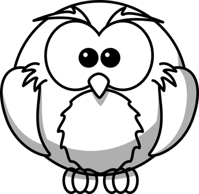hibou - oiseau - animaux - smiley émoticône émoji cartoon clipart illustration - artémotic