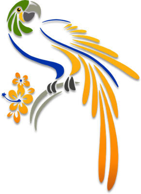 perroquet - oiseau - animaux - smiley émoticône émoji cartoon clipart illustration - artémotic