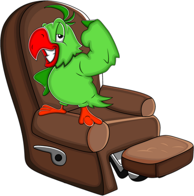 perroquet - oiseau - animaux - smiley émoticône émoji cartoon clipart illustration - artémotic
