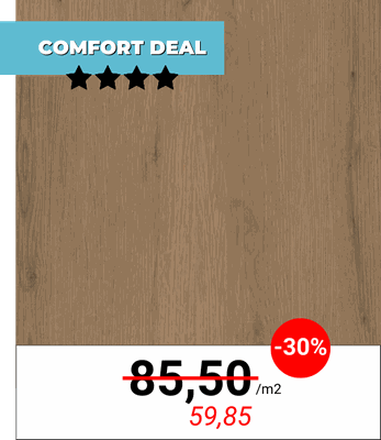 Comfort PVC inclusief egaliseren en leggen aanbieding