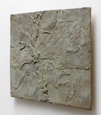 Composition (Fantaisie) - 34 x 43 cm, 2021 - Bronze patiné. Édition 1/8. Fonderie Bocquel.