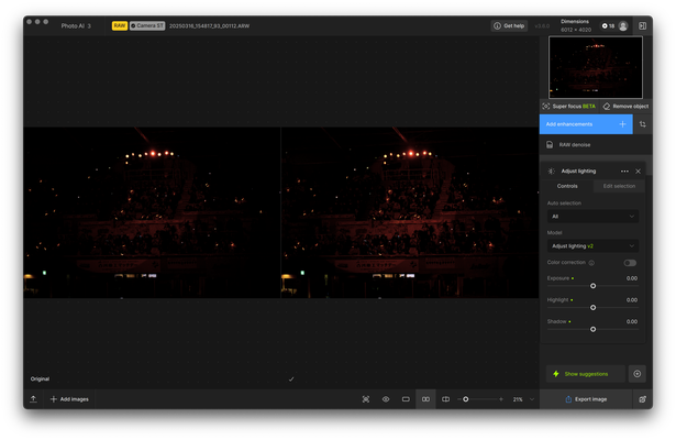 Adjust Lighting v2, Default