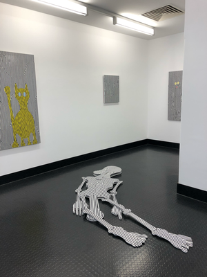 Installation View, Ja Nein, Galerie Kai Erdmann, Hamburg, 2019