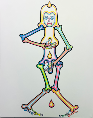 acrylic on canvas, 200 x 160 cm, 2025