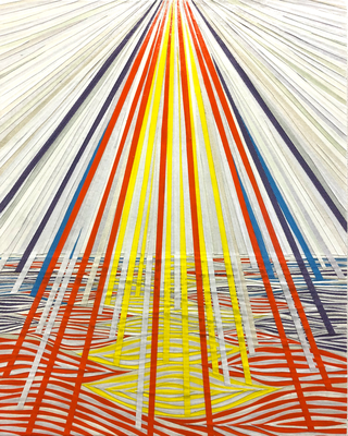 Die Erschaffung des Himmels, 51 x 41 cm, 2018